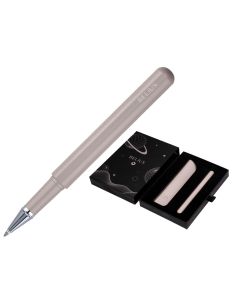 Roller Y Funda De Similpiel Belius Space B Color Minimalista Gris Tinta Azul Caja De Diseño