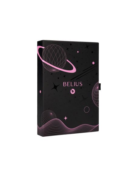 Roller Y Funda De Similpiel Belius Space B Color Minimalista Rosa Tinta Azul Caja De Diseño