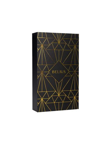 Boligrafo Y Estuche Belius Soiree Color Negro Y Dorado Tinta Azul Caja De Diseño