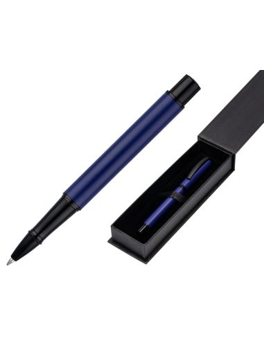 Roller Belius Turbo Aluminio Color Azul Y Negro Tinta Azul Caja De Diseño