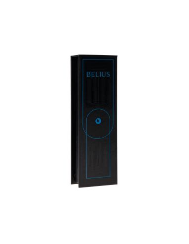 Roller Belius Turbo Aluminio Color Azul Y Negro Tinta Azul Caja De Diseño