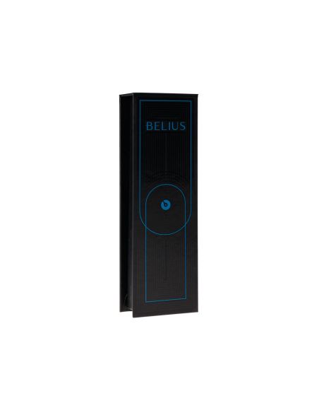 Roller Belius Turbo Aluminio Color Azul Y Negro Tinta Azul Caja De Diseño