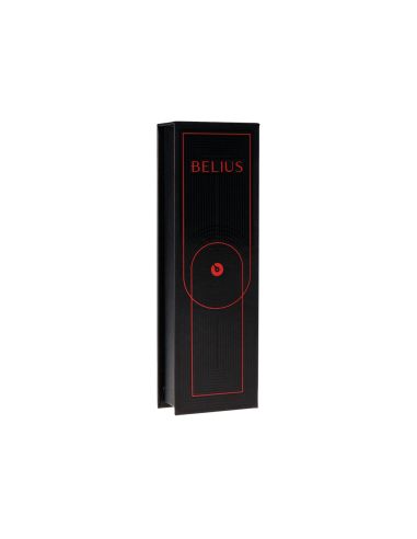 Roller Belius Turbo Aluminio Color Rojo Y Negro Tinta Azul Caja De Diseño