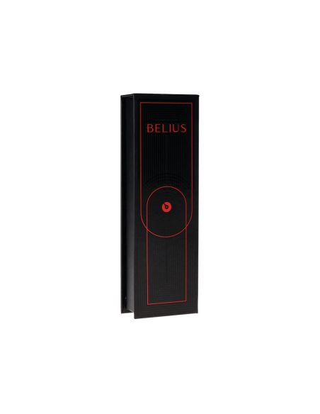 Roller Belius Turbo Aluminio Color Rojo Y Negro Tinta Azul Caja De Diseño