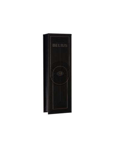 Roller Belius Turbo Aluminio Color Negro Tinta Azul Caja De Diseño