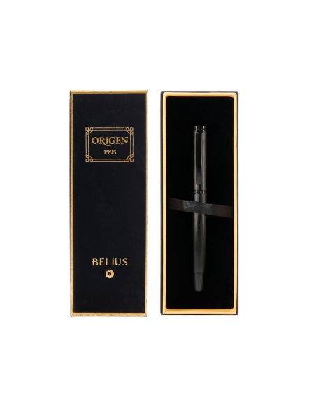 Roller Belius Origen 1995 Aluminio Textura Cepillada Color Negro Tinta Negra Caja De Diseño
