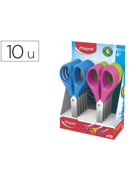 Tijera Escolar Maped Pulse Para Zurdos 13 Cm