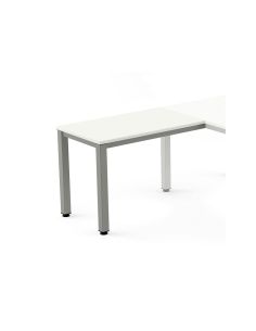Ala Para Mesa Rocada Serie Executive 60X100 Cm Derecha O Izquierda Acabado Ad04 Gris/Blanco