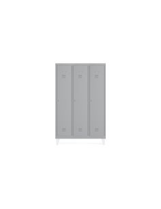 Taquilla Metalica Rocada 400 3 Modulos X 1 Puerta Gris 1210X500X1800 Mm