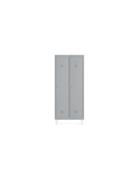 Taquilla Metalica Rocada 300 2 Modulos X 1 Puerta Gris 620X500X1800 Mm