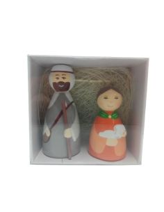 Set Dos Pastores Madera C/Caja