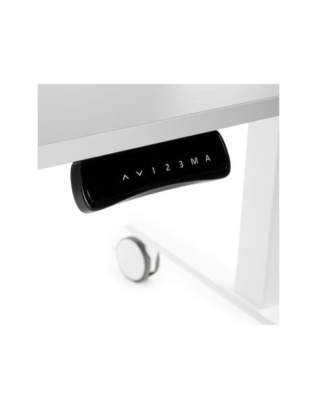 Soporte Movil Rocada Para Monitores Interactivos 65" A 86" Estructura Tubo Acero 4 Ruedas Con Freno