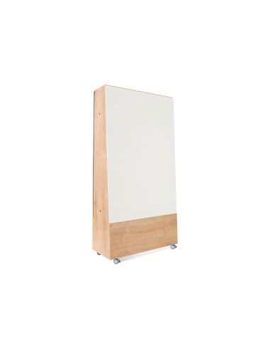 Pizarra Blanca Rocada Skinwhiteboard Pro Serie Naturas Con Tripode Doble Cara Melamina 100X150 Cm