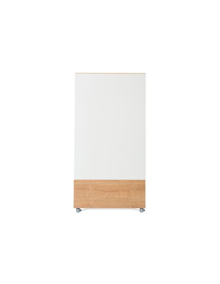 Pizarra Blanca Rocada Skinwhiteboard Pro Serie Naturas Con Tripode Doble Cara Melamina 100X150 Cm