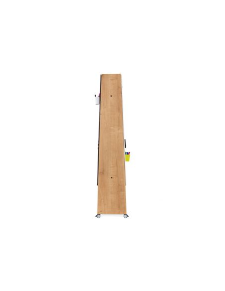 Pizarra Blanca Rocada Skinwhiteboard Pro Serie Naturas Con Tripode Doble Cara Melamina 100X150 Cm