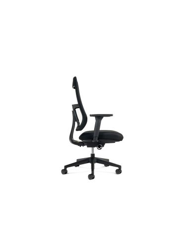 Silla Rocada Direccion Brazos Regulables Base Polimero Respaldo Y Asiento En Tela Ignifuga Azul 610X680X1075 Mm