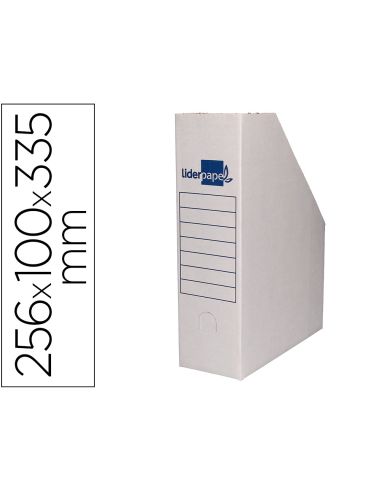 Revistero Liderpapel Ecouse Carton 100% Reciclado Color Blanco 256X100X335 Mm