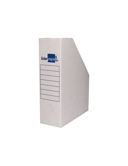 Revistero Liderpapel Ecouse Carton 100% Reciclado Color Blanco 256X100X335 Mm
