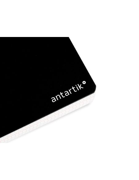 Cuaderno Espiral A4 Antartik Tapa Dura 80H 90Gr Cuadro 4Mm Con Margen Color Negro