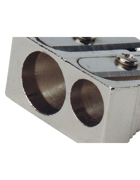 Sacapuntas Q-Connect Metalico 2 Usos Cuña|Libreriasalesiana