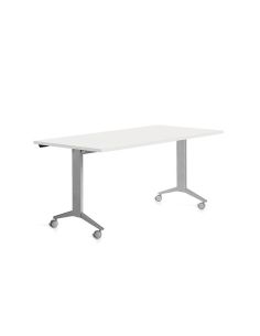 Mesa Rocada 2002Fd04 Con Tablero Abatible Color Gris/Blanco 160X80 Cm