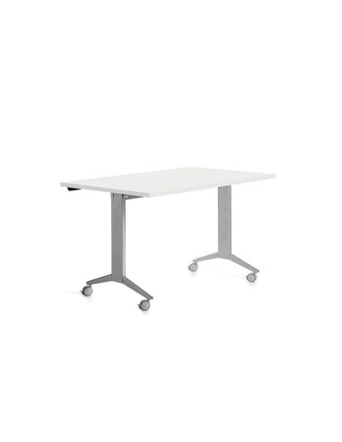 Mesa Rocada 2001Fd04 Con Tablero Abatible Color Gris/Blanco 140X80 Cm