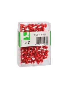 Señalizador De Planos Q-Connect Rojo Caja De 100 Unidades