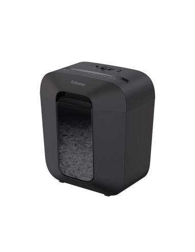 Destructora De Documentos Fellowes Lx25 Capacidad 6H Seguridad P4 Grapas Clips Y Tarjetas Papelera 11,5 L