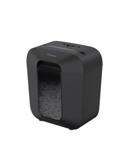 Destructora De Documentos Fellowes Lx25 Capacidad 6H Seguridad P4 Grapas Clips Y Tarjetas Papelera 11,5 L