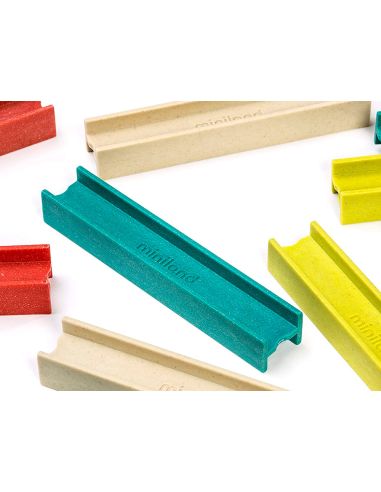 Juego Didactico Miniland Construccion Eco Beams Building 32 Piezas