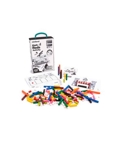 Juego Miniland Activity Regletas Favorece La Logica Matematica 375X380X100 Mm