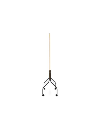 Pizarra Blanca Rocada Doble Cara Lacada Magnetica Tablero Melamina Roble Base Con 4 Ruedas 92X125 Cm