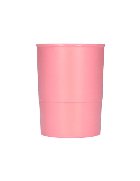 Cubilete Portalapices Q-Connect Rosa Pastel Opaco Plastico Diametro 75 Mm Alto 100 Mm