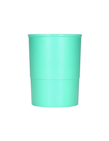 Cubilete Portalapices Q-Connect Verde Menta Pastel Opaco Plastico Diametro 75 Mm Alto 100 Mm