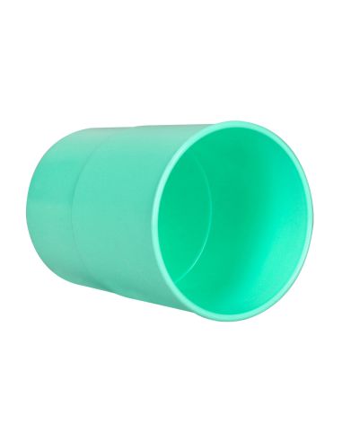 Cubilete Portalapices Q-Connect Verde Menta Pastel Opaco Plastico Diametro 75 Mm Alto 100 Mm