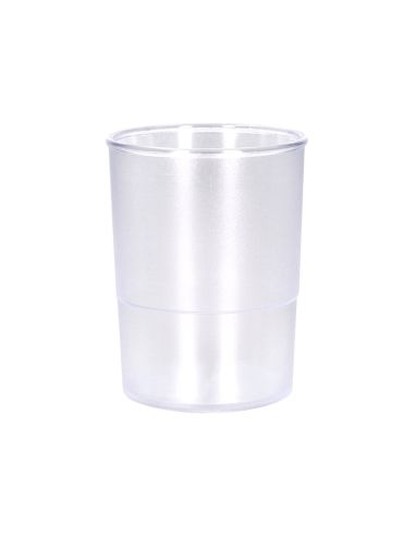 Cubilete Portalapices Q-Connect Transparente Plastico Diametro 75 Mm Alto 100 Mm