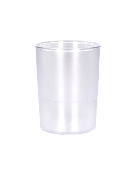 Cubilete Portalapices Q-Connect Transparente Plastico Diametro 75 Mm Alto 100 Mm