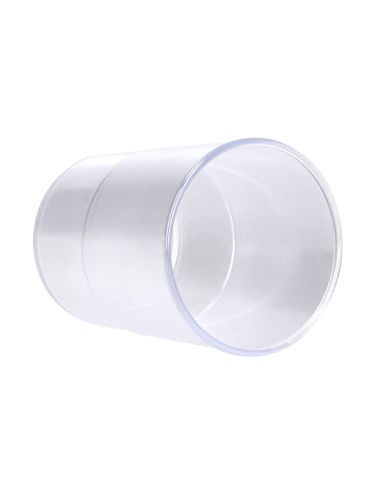 Cubilete Portalapices Q-Connect Transparente Plastico Diametro 75 Mm Alto 100 Mm