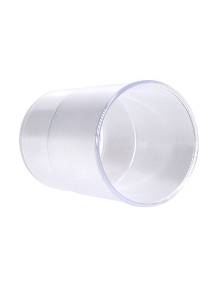 Cubilete Portalapices Q-Connect Transparente Plastico Diametro 75 Mm Alto 100 Mm