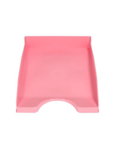 Bandeja Sobremesa Plastico Q-Connect Rosa Pastel Opaco 240X70X340 Mm
