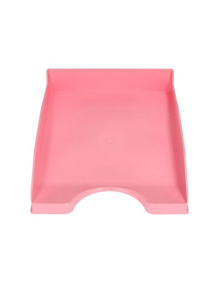 Bandeja Sobremesa Plastico Q-Connect Rosa Pastel Opaco 240X70X340 Mm