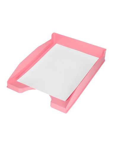 Bandeja Sobremesa Plastico Q-Connect Rosa Pastel Opaco 240X70X340 Mm