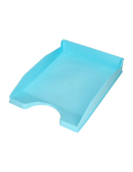 Bandeja Sobremesa Plastico Q-Connect Celeste Opaco 240X70X340 Mm