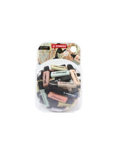Rotulador Stabilo Boss Pastel Fluorescente 70 Nature Colors Bombonera De 60 Unidades Colores Surtidos 2