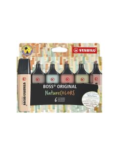 Rotulador Stabilo Boss Pastel Fluorescente 70 Nature Colors Estuche De 6 Unidades Colores Surtidos 2