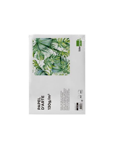 Papel Dibujo Liderpapel 297X420 Mm 130 Gr Sin Recuadro Din A3 Hoja