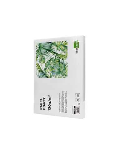 Papel Dibujo Liderpapel 297X420 Mm 130 Gr Sin Recuadro Din A3 Hoja
