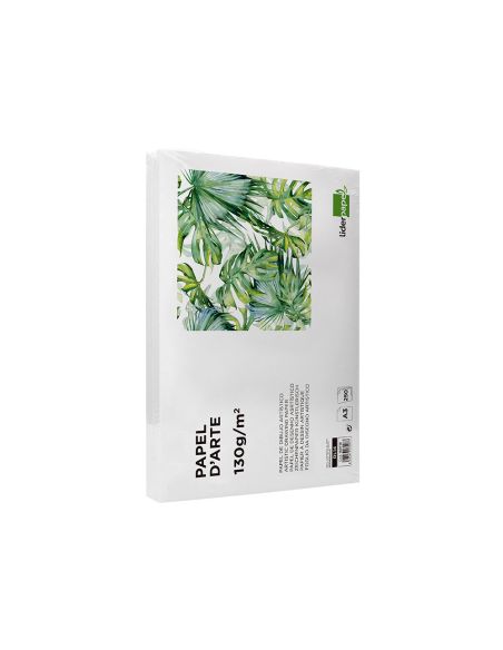 Papel Dibujo Liderpapel 297X420 Mm 130 Gr Sin Recuadro Din A3 Hoja