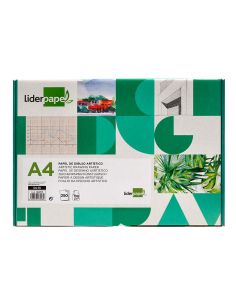Papel Dibujo Liderpapel 210X297 Mm 130 Gr Sin Recuadro Din A4 Hoja 2