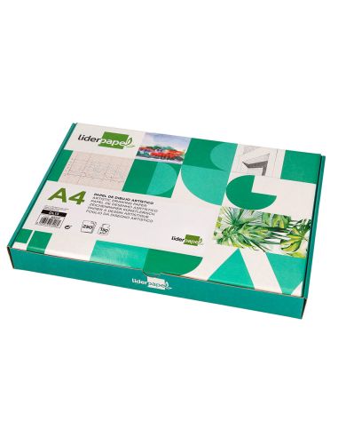 Papel Dibujo Liderpapel 210X297 Mm 130 Gr Sin Recuadro Din A4 Hoja